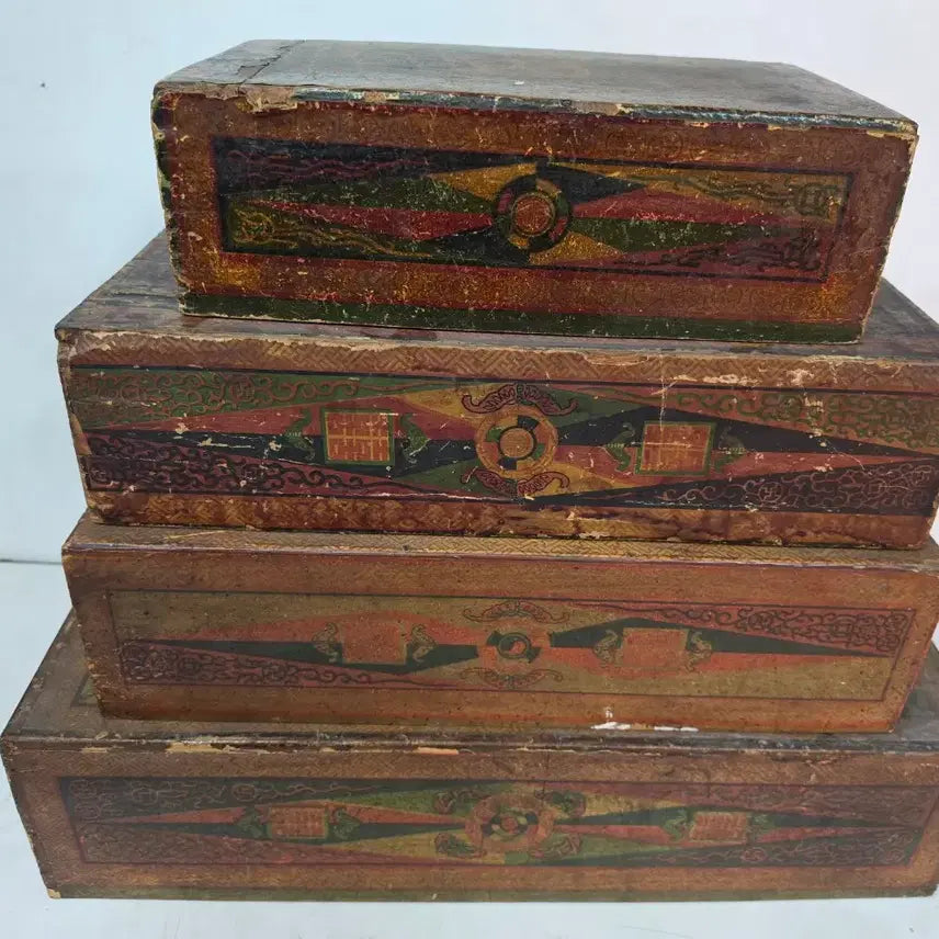 [BUNJANG] Vintage Wooden Box Set / 옛날 나무상자