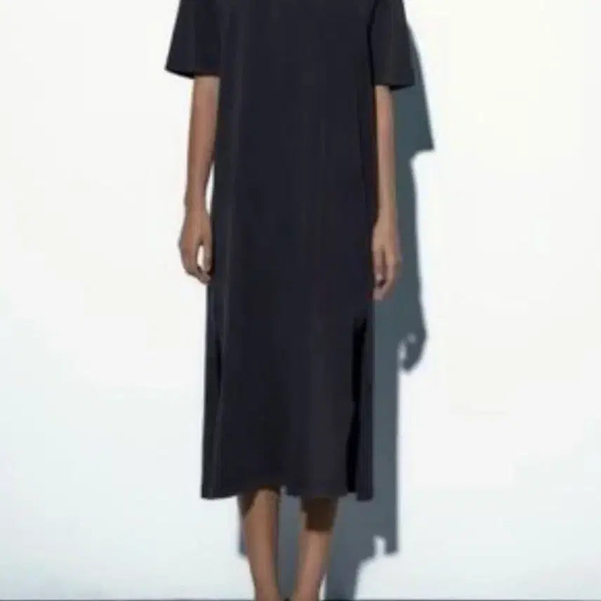 [BUNJANG] Zara Washed Long Dress Charcoal / 자라 워시드 롱원피스 CHARCOAL