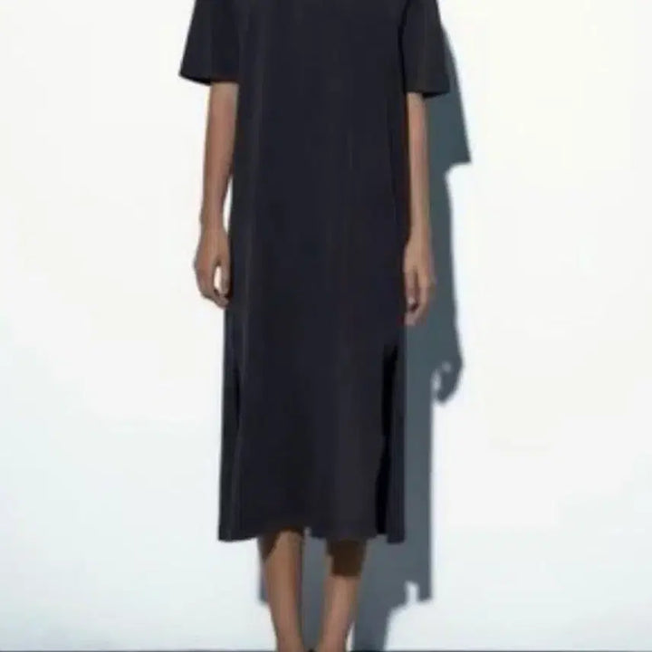 [BUNJANG] Zara Washed Long Dress Charcoal / 자라 워시드 롱원피스 CHARCOAL