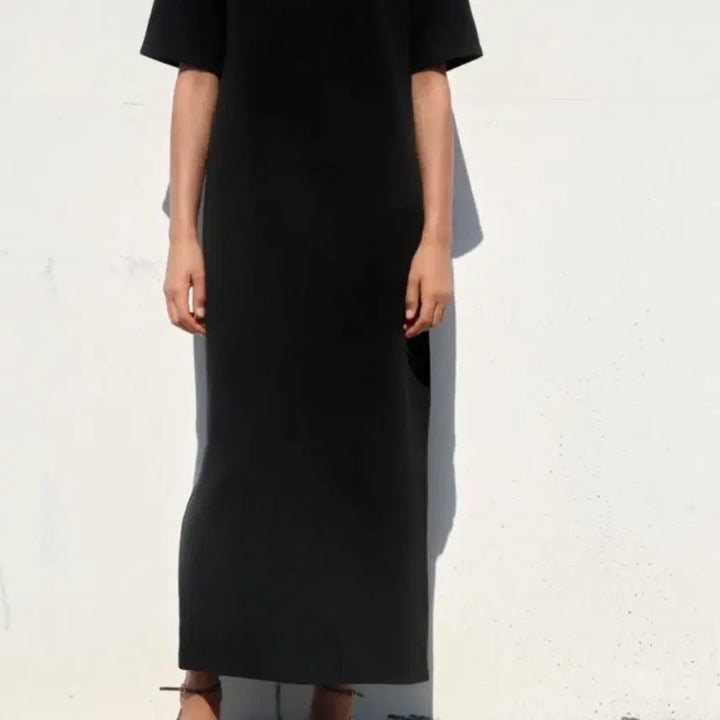 [BUNJANG] Zara Washed Long Dress Charcoal / 자라 워시드 롱원피스 CHARCOAL