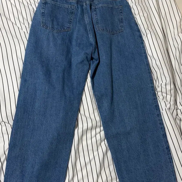 [BUNJANG] Kakis Relaxed Denim Mid Blue Jeans / [L] 카키스 릴렉스드 데님 미드 블루