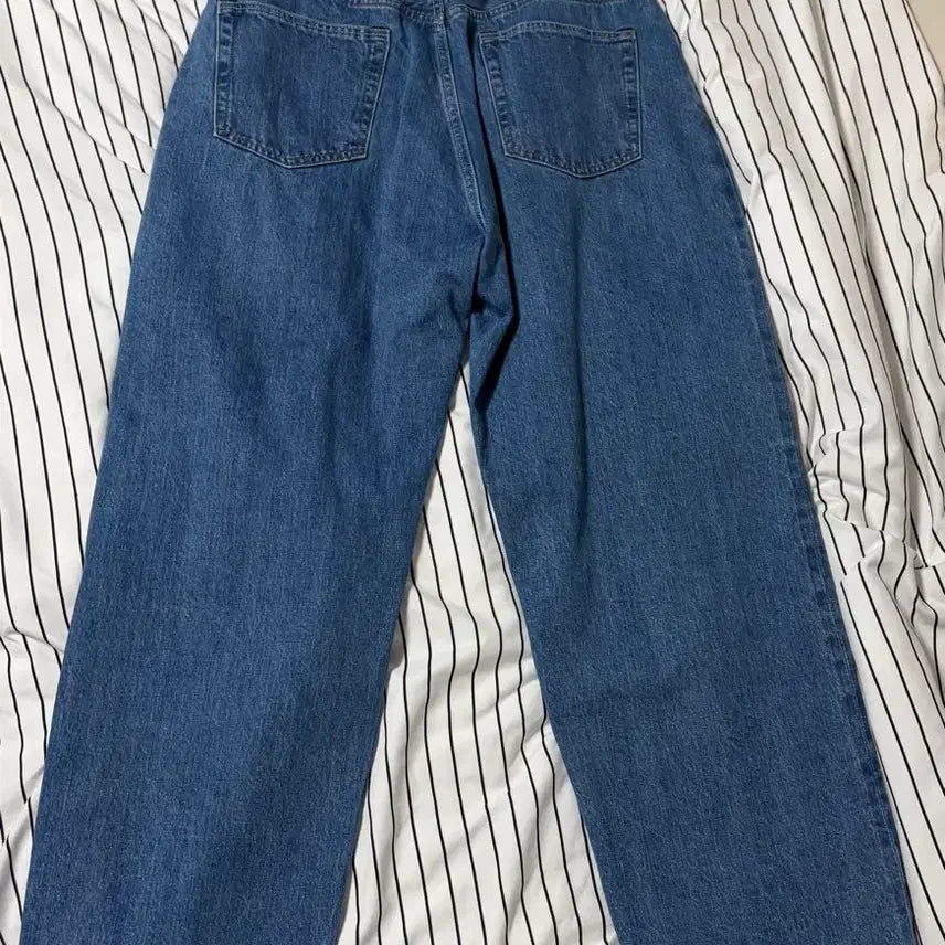[BUNJANG] Kakis Relaxed Denim Mid Blue Jeans / [L] 카키스 릴렉스드 데님 미드 블루