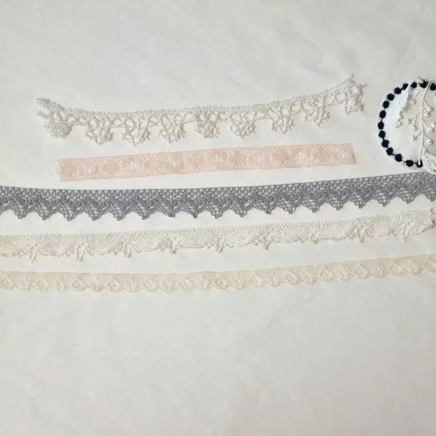 [BUNJANG] Antique French Lace and Brooch Set / 앤틱 프랑스 레이스,브로치 세트
