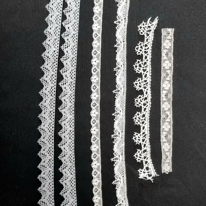 [BUNJANG] Antique French Lace and Brooch Set / 앤틱 프랑스 레이스,브로치 세트
