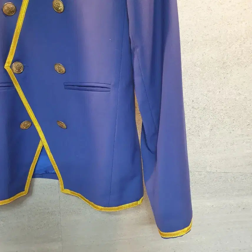 [BUNJANG] Luxury Anchor Patch Blue Jacket / 초럭셔리. 앵커 와펜. 블루 자켓.