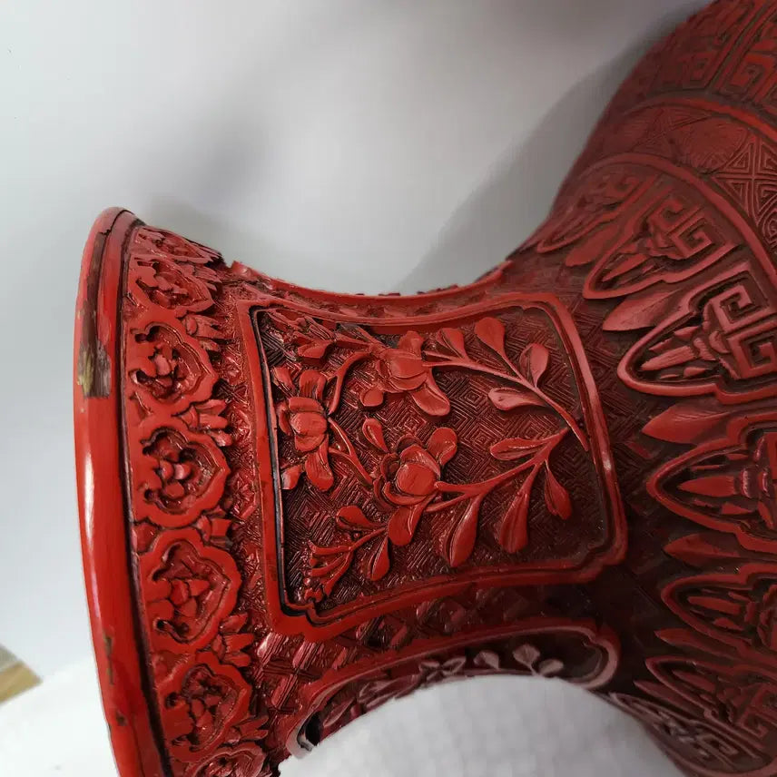 [BUNJANG] 퇴주 척홍 화병 중국화병 / 퇴주 척홍 화병 중국화병