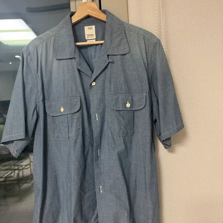 [SOLD OUT] visvim 23awKEESEY SHIRT S/S CHAMBRAY 4사이