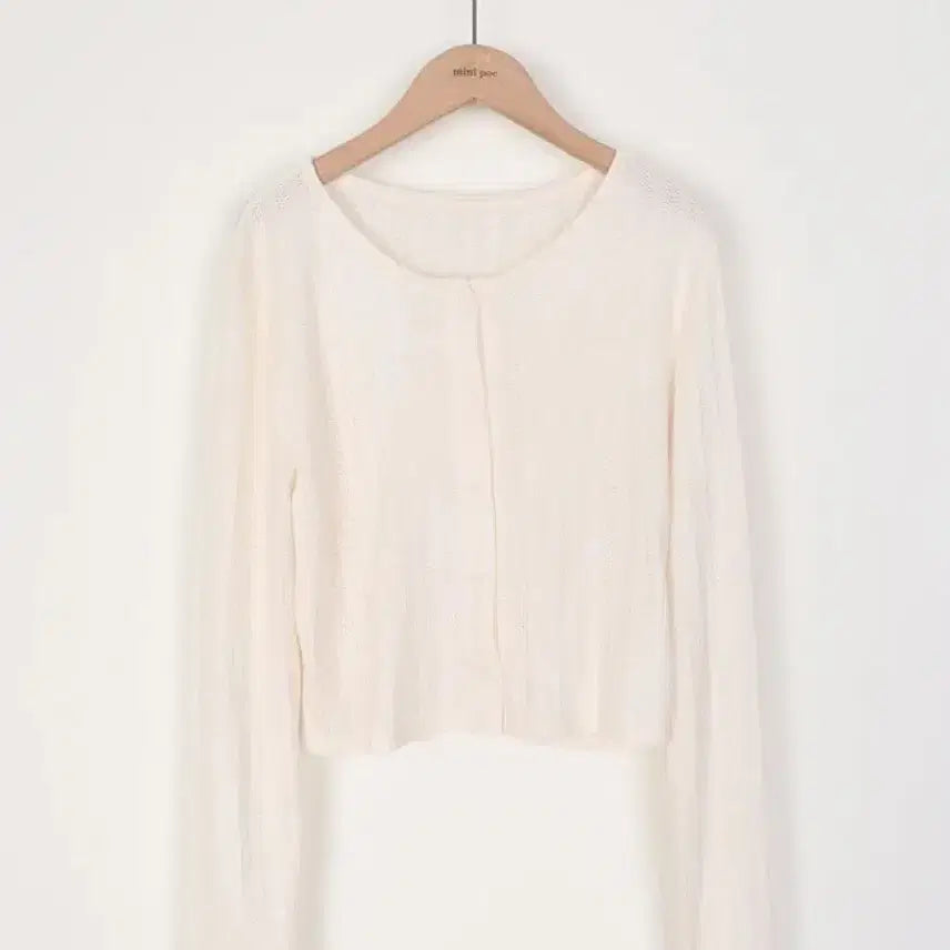 [SOLD OUT] 현재품절!! 에이블리 미니포에 플레르 가디건 아이보리