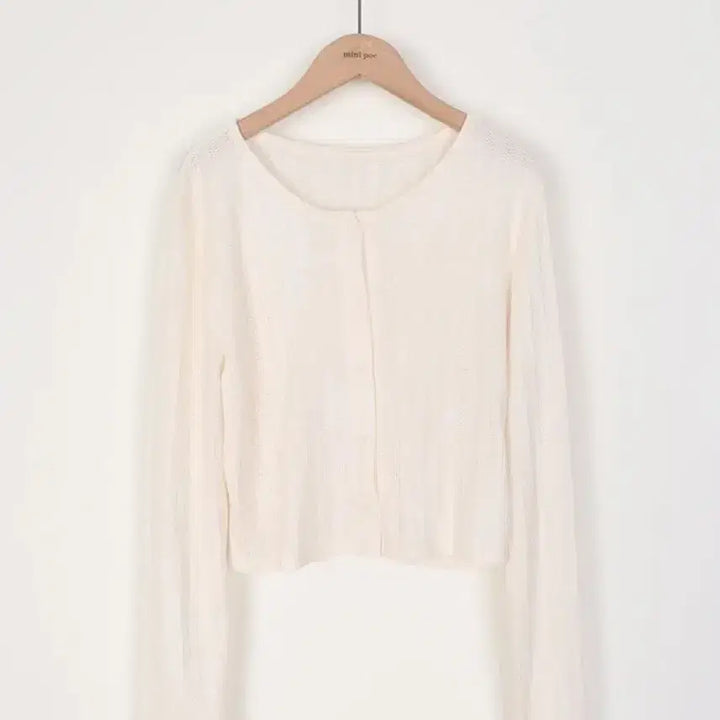 [SOLD OUT] 현재품절!! 에이블리 미니포에 플레르 가디건 아이보리