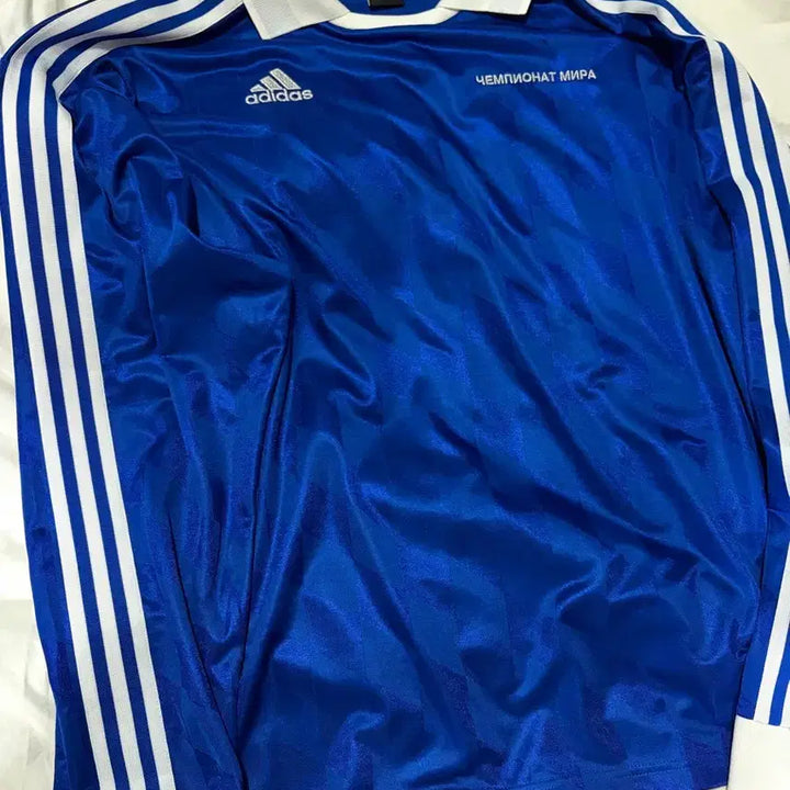 [BUNJANG] Adidas x Gosha Rubchinskiy Long Sleeve Shirt / (L)아디다스x고샤 롱슬리브 블루