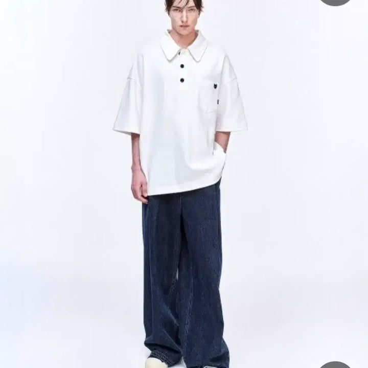 [BUNJANG] Songzio Zzero Oversized Fit Polo Shirt / (새상품) 송지오 지제로 피케 카라티 L 105사이즈