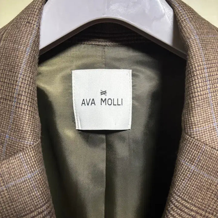 [BUNJANG] AVA MOLLI Check Wool Blazer Jacket M / 아바몰리 AVA MOLLI 체크 울 블레이저 자켓 M_1회 착용
