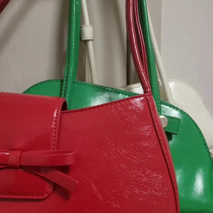 [BUNJANG] Mini Shoulder Bag Set / 미니 숄더백 레드/그린/화이트