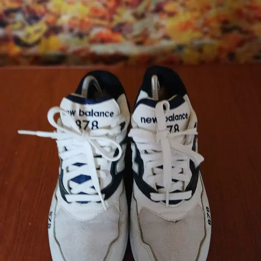 [BUNJANG] New Balance 878 White and Black Sneakers 250 / 뉴발란스 878 흰검 스니커즈 250