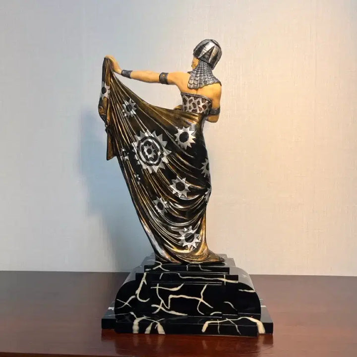 [BUNJANG] European Art Deco Resin Sculpture / (1998년도 판권) 유럽 아르데코 레진 조각 작품