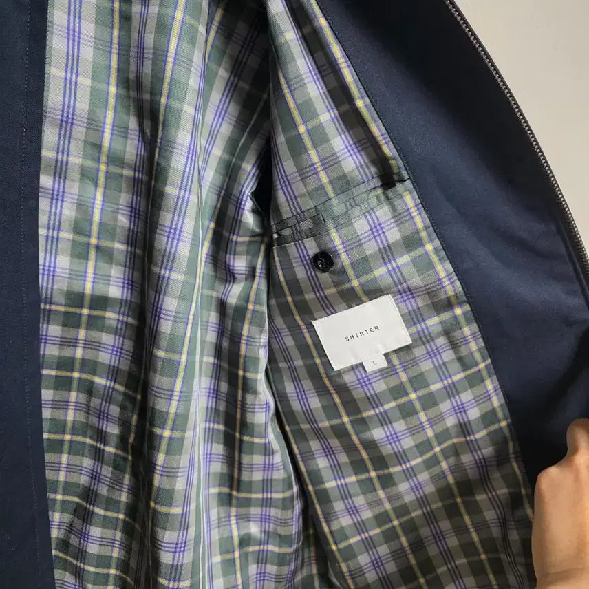 [BUNJANG] Sutter Gabardine Swing Jacket Navy L Size / 셔터 개버딘 스윙 자켓 네이비 L사이즈 팝니다.
