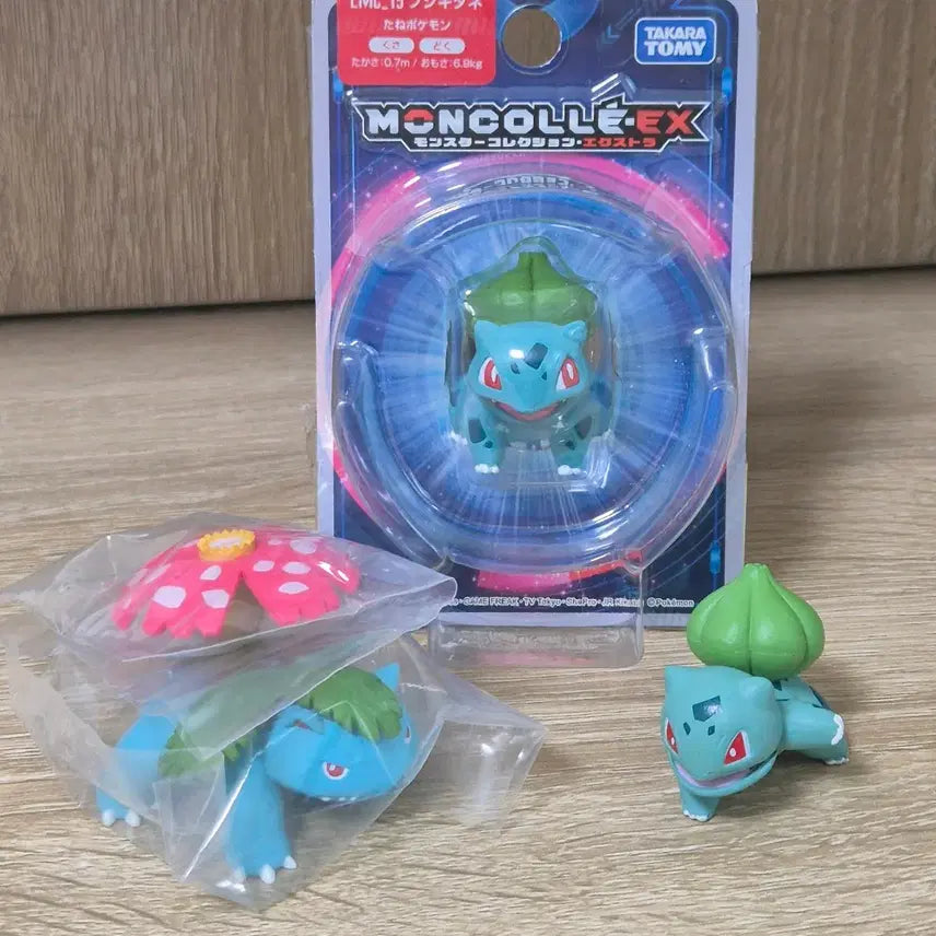 [BUNJANG] Pokemon Moncolle Venusaur Evolution Set Figure / 급처) 포켓몬 피규어 몬코레 가챠 이상해꽃 진화세트