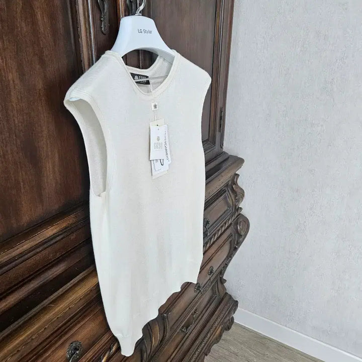 [BUNJANG] Gobico Silk Cashmere Ivory Vest / 새상품)고비고요 실크캐시미어 100  아이보리베스트 66.88