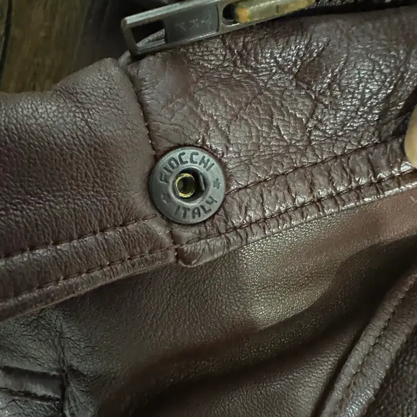 [BUNJANG] Sultan Leather 90s Vintage Leather Bomber Jacket / 90s SULTAN Sultan Leather 빈티지 가죽 봄버 자켓