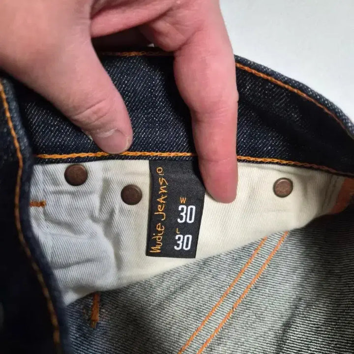 [BUNJANG] Nudie Jeans Thin Finn Denim Jeans / 누디진 씬핀 데님 새것 30/30