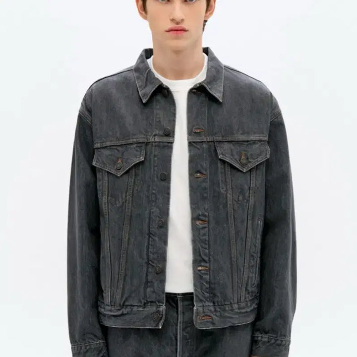 [BUNJANG] CIOTA Grey Denim 3rd Generation Jacket Size 48 / 시오타 ciota  데님 자켓 48사이즈 새상품