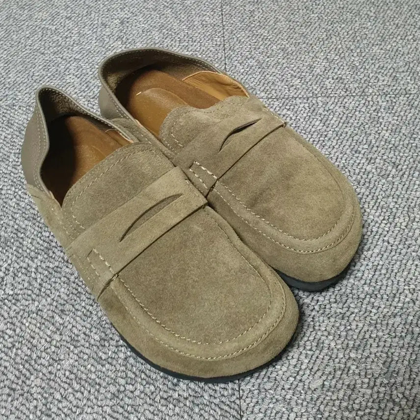 [BUNJANG] Time Homme Suede Two-Way Penny Loafers / 타임옴므 스웨이드 투웨이 페니로퍼 판매합니다