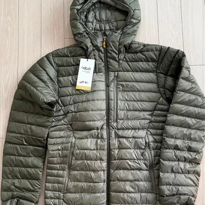 [BUNJANG] Rab Microlight Alpine Lightweight Padded Jacket Khaki / [L] Rab 랩 마이크로라이트 알파인 경량 패딩 카키 새상품