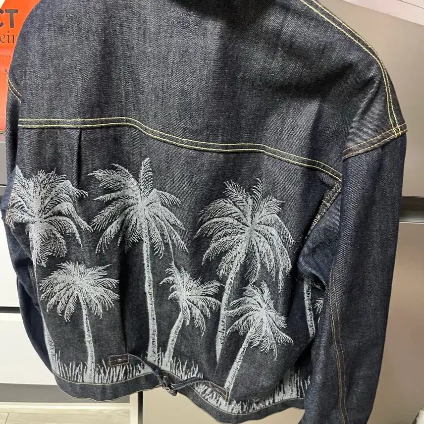 [BUNJANG] Kapital Palm Tree Denim Jacket / 캐피탈 야자수 청자켓