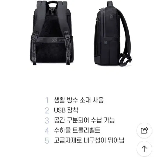 [SOLD OUT] 블랙 백팩 대학생가방