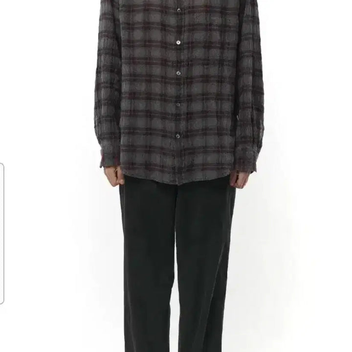 [BUNJANG] Years Ago Dirty Washed 3 Shirt Dusty Black Red / 이얼즈어고 더티 워시드 3 포이카 셔츠 더스티 블랙 레드