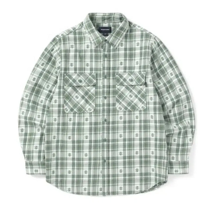 [SOLD OUT] (M) 디스이즈네버댓 African Check Shirt Green