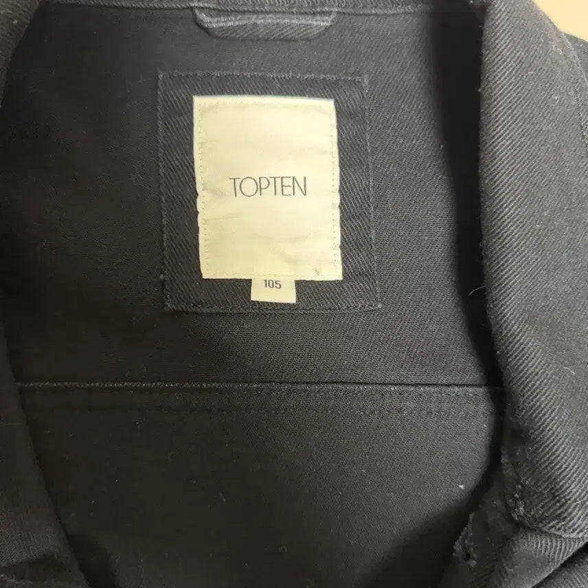 [BUNJANG] Topten Cotton Trucker Jacket (Black) / [105]탑텐 코튼 트리커 자켓 블랙