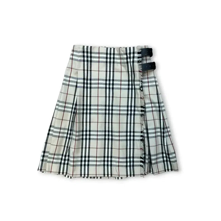 [BUNJANG] Burberry Nova Check Wrap Skirt / 버버리 노바체크 랩 스커트