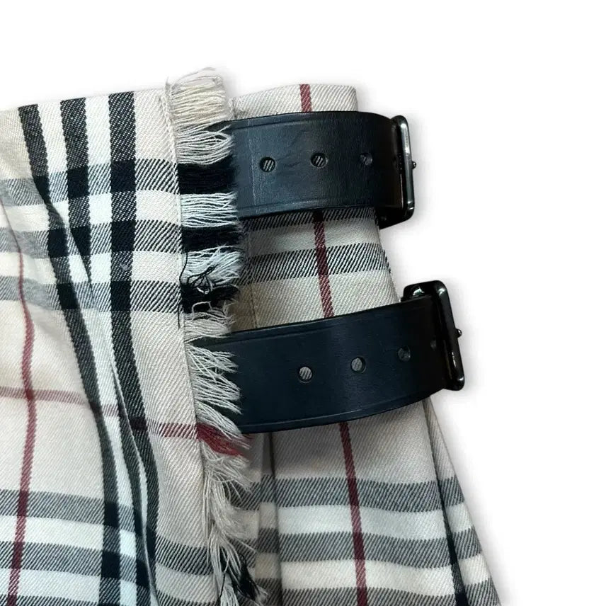 [BUNJANG] Burberry Nova Check Wrap Skirt / 버버리 노바체크 랩 스커트