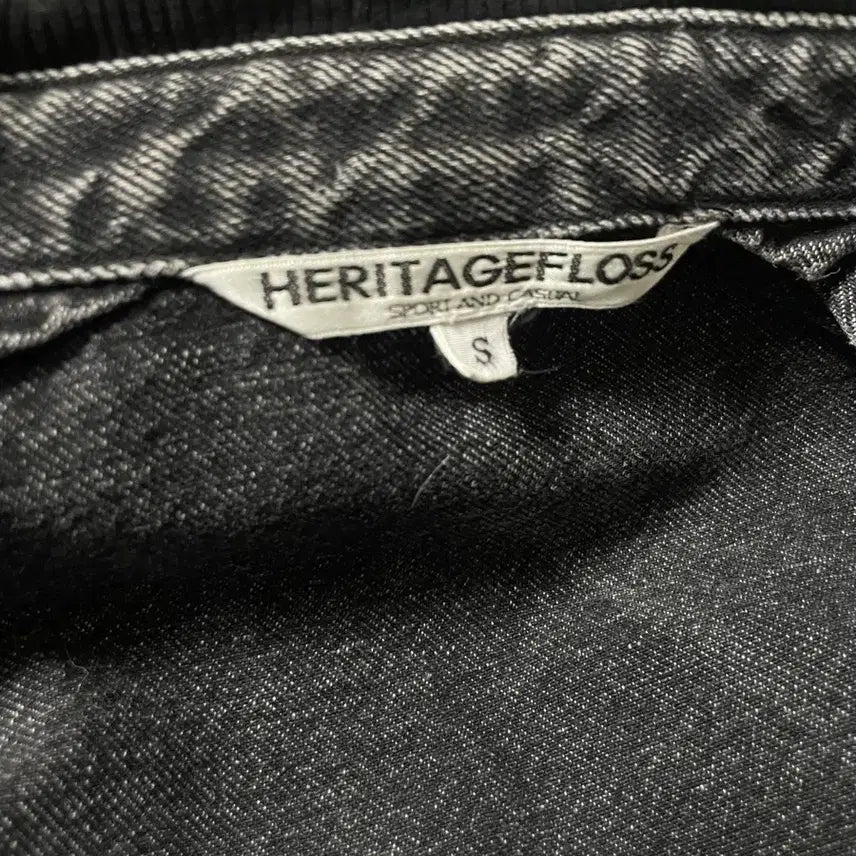 [BUNJANG] Heritagefloss Stone Washed Denim Jacket / [헤리티지플로스 스톤워시드 데님 자켓]