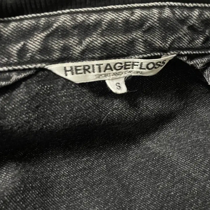 [BUNJANG] Heritagefloss Stone Washed Denim Jacket / [헤리티지플로스 스톤워시드 데님 자켓]