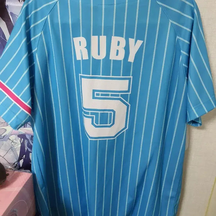 [BUNJANG] Love Live! Sunshine!! Kurosawa Ruby Baseball Uniform Shirt / 러브라이브 선샤인 쿠로사와 루비 야구 유니폼 셔츠
