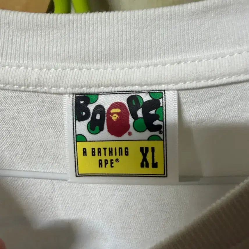 [BUNJANG] BAPE Baby Milo Watermelon T-shirt White / 베이프 베이비마일로 수박 티셔츠 화이트
