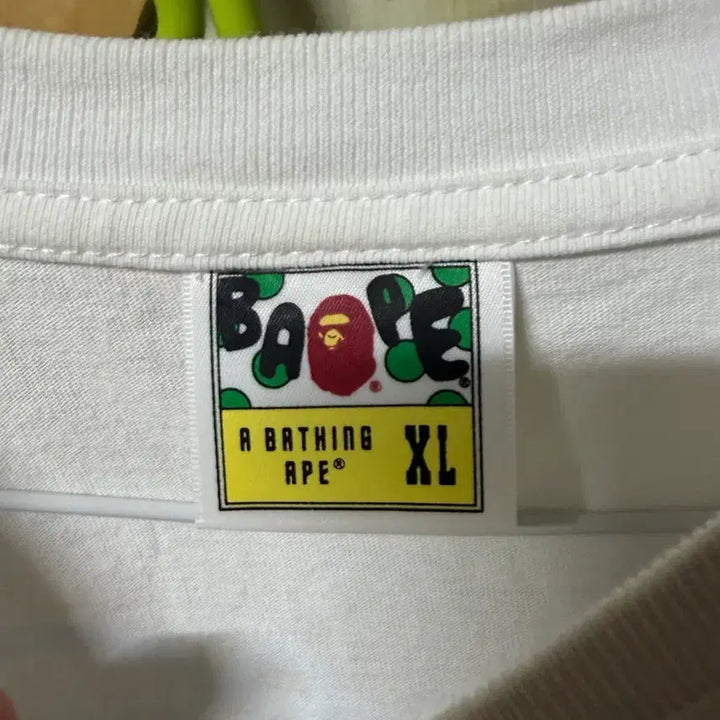 [BUNJANG] BAPE Baby Milo Watermelon T-shirt White / 베이프 베이비마일로 수박 티셔츠 화이트