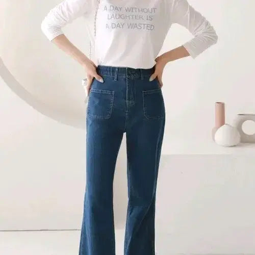 [BUNJANG] 밴딩 부츠컷 데님 팬츠 S사이즈 / 밴딩 부츠컷 데님 팬츠 S사이즈