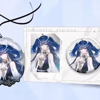 [BUNJANG] Myojo Yunno Badge &amp; Card Set / 명조 유노 캔뱃지&amp;카드 세트 팝니다