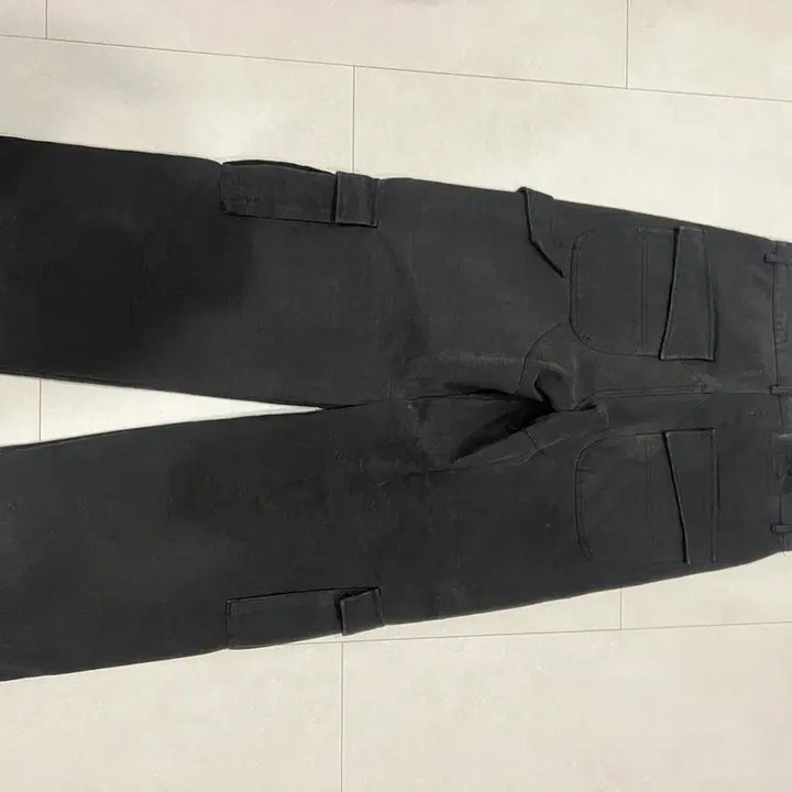 [BUNJANG] 9999 Archive Oblique Pocket Wide Cargo Pants / 9999아카이브 오블리크 포켓 와이드 카고 팬츠