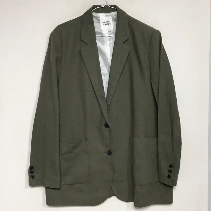 [SOLD OUT] 스튜디오톰보이 헤링본 블레이저 린넨 자켓 55