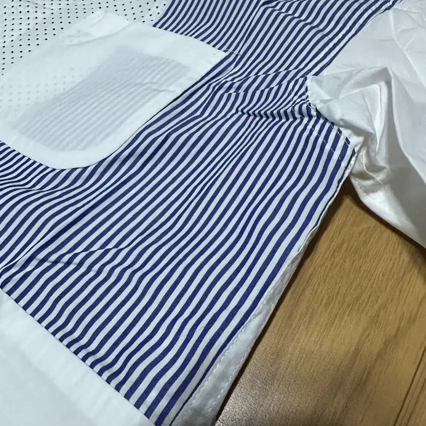 [BUNJANG] Engineered Garments Striped Dot Pattern Shirt / 엔지니어드가먼츠 셔츠 (새제품)