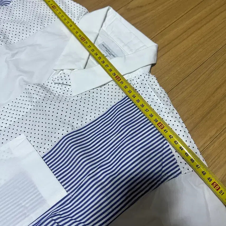 [BUNJANG] Engineered Garments Striped Dot Pattern Shirt / 엔지니어드가먼츠 셔츠 (새제품)