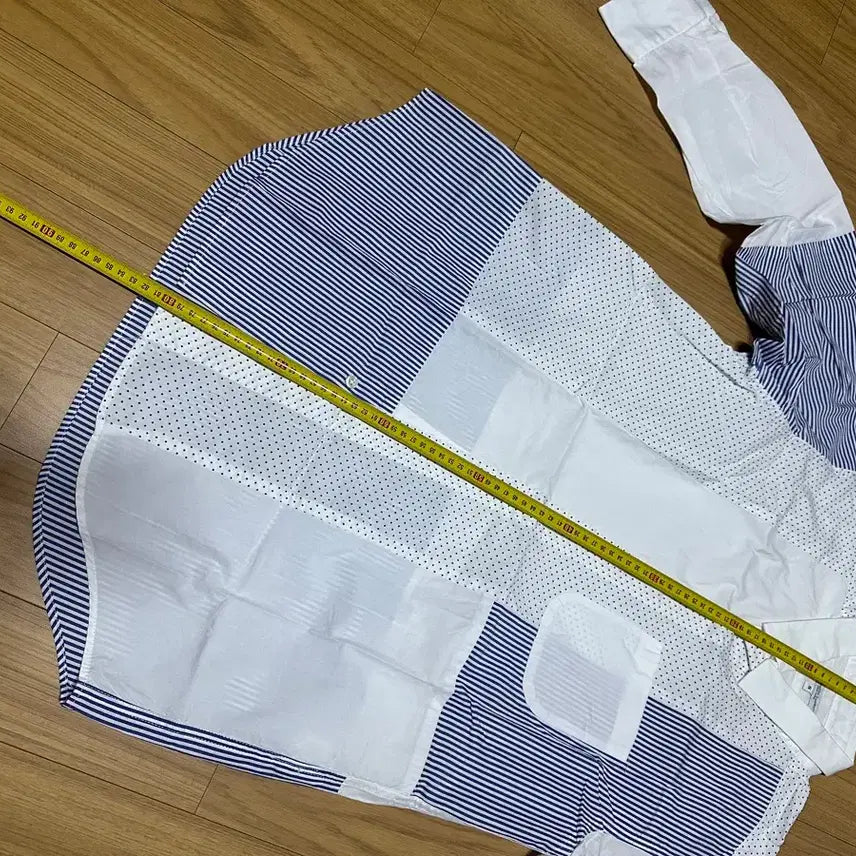 [BUNJANG] Engineered Garments Striped Dot Pattern Shirt / 엔지니어드가먼츠 셔츠 (새제품)