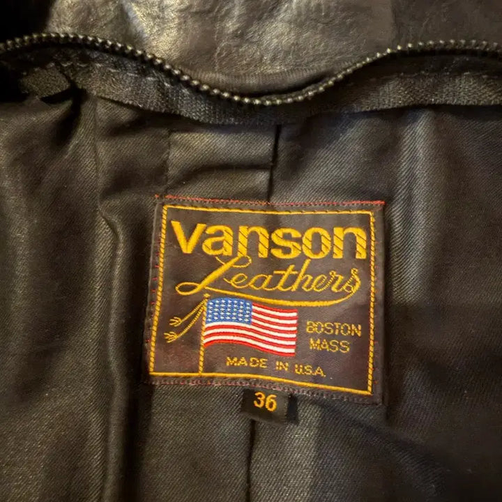 [BUNJANG] Vanson Cafe Racer Leather Jacket Size 36 / vanson(벤슨) 가죽자켓 모델 b (카페레이서) 36사이즈 판매합니다