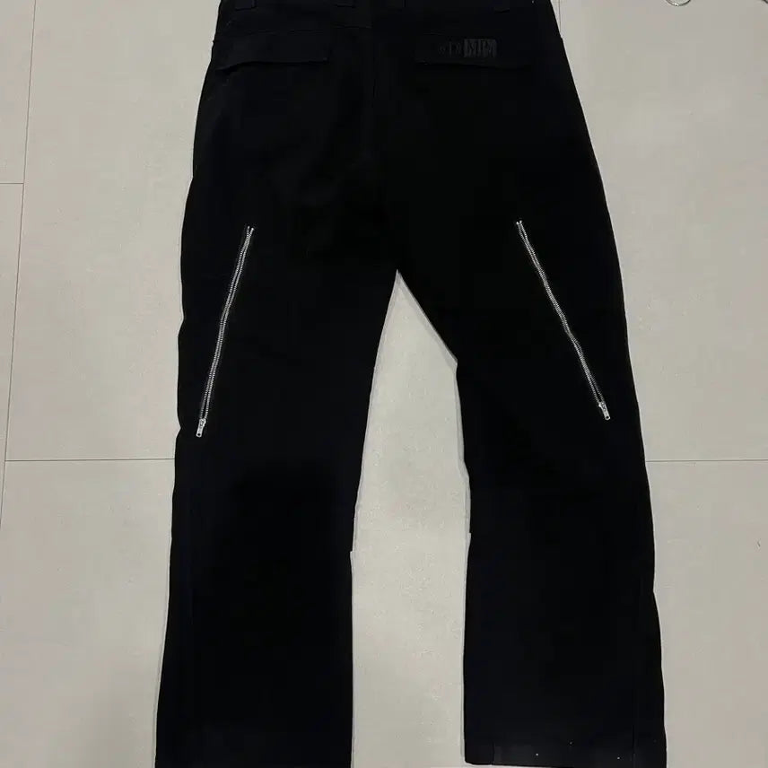 [BUNJANG] Plastic Product Wave Zipper Pants Black L / 플라스틱 프로덕트 웨이브 지퍼팬츠 블랙 L