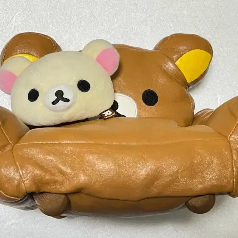 [BUNJANG] San-X Rilakkuma and Korilakkuma Sofa Cushion Set / 고전 리락쿠마 인형 소파 쿠션세트/코리락쿠마 쇼파 산엑스 레어 희귀
