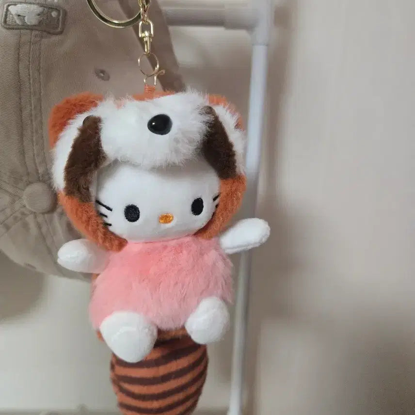 [BUNJANG] Kitty Raccoon &amp; Husky Keychain / 너구리 키티,허스키 키티 키링